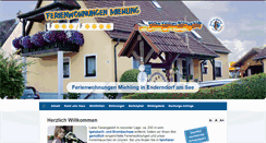 Desktop Screenshot of ferienhaus-miehling.de
