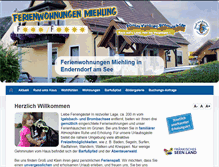 Tablet Screenshot of ferienhaus-miehling.de